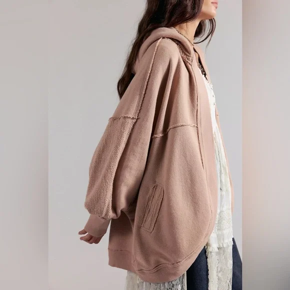 We The Free Forever Yours Cardi 🔥Winter Bloom / blush pink - Small- oversized - Picture 6 of 16